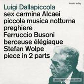 Sex Carmina Alcaei / Piccola Musica / Notturna / Berceuse Elegiaque / Piece In Two Parts