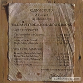 A Consort Of Musicke Bye William Byrde And Orlando Gibbons