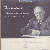 Konzertmusik für Streichorchester und Blechbläser / Symphony In B Flat For Concert Band
