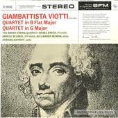 Quartets In B Flat Major & G Major