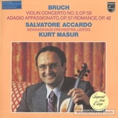 Violin Concerto / Adagio Appassionato / Romance For Violin And Orchestra