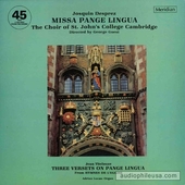 Missa Pange Lingua / Three Versets On Pange Lingua