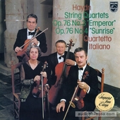String Quartets No. 3 (Emperor) & No. 4 (Sunrise)