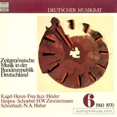 Zeitgenössische Musik In Der Bundesrepublik Deutschland, Volume 6, 1960 - 1970