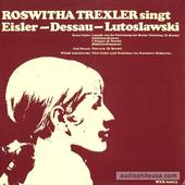 Singt Eisler-Dessau-Lutoslawski