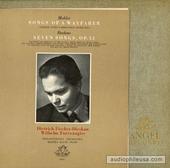 Songs Of A Wayfarer (Lieder Eines Fahrenden Gesellen) / Seven Songs, Op.32