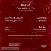 Concertino A Tre / Diaphonic Suite No. 2 / Variations / Suite / Three Arguments