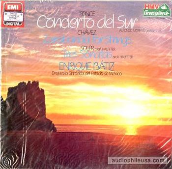 Ponce / Chavez - Concierto del Sur / Zaranada For Strings / Tres Sonatas :  Rare & Collectible Vinyl Record :: audiophileusa