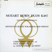 Mozart Horn Duos K487 / Beethove Sextet For Horns And Strings