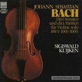Three Sonatas And Partitas For Solo Violin BWV 1001-1006