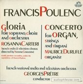Gloria For Soprano, Choir And Orchestra / Concerto For Organ, Strings And Timpani