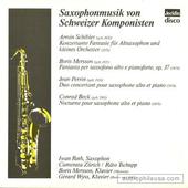 Saxophone Music By Swiss Composers