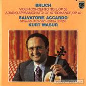 Violin Concerto / Adagio Appassionato / Romance For Violin And Orchestra